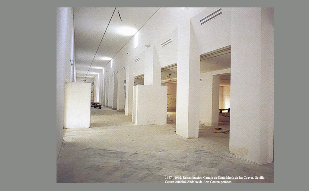 Rehabilitacin Zona Conventual Central de la Cartuja de Santa Mara de las Cuevas. 
Centro Andaluz de Arte Contemporneo.(1987-1992) 9