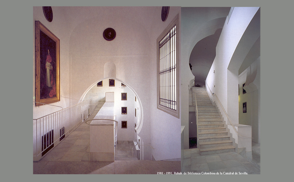 Rehab. de Biblioteca Colombina de la Catedral de Sevilla, (1981-1991). 3